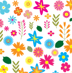 Colorful Floral Pattern Background 3